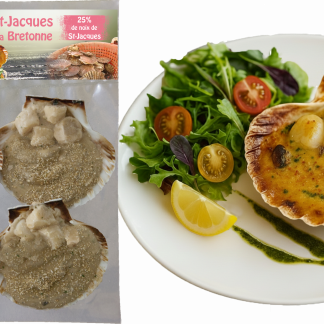 4 ccoquille st jacques à la bretonne 25%