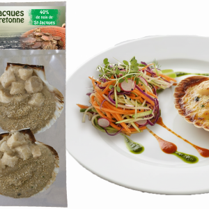 4 coquille st jacques à la bretonne 40%