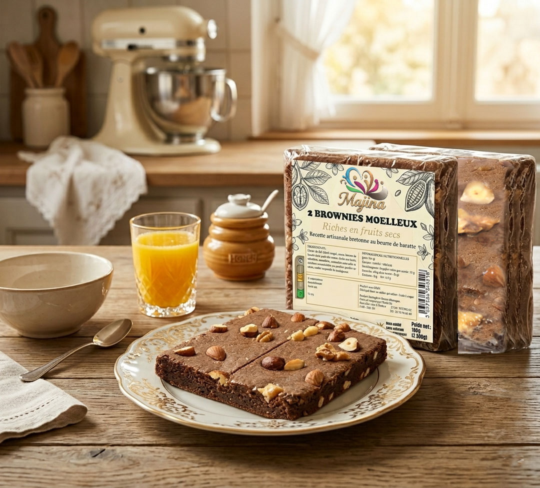 2 Brownies moelleux