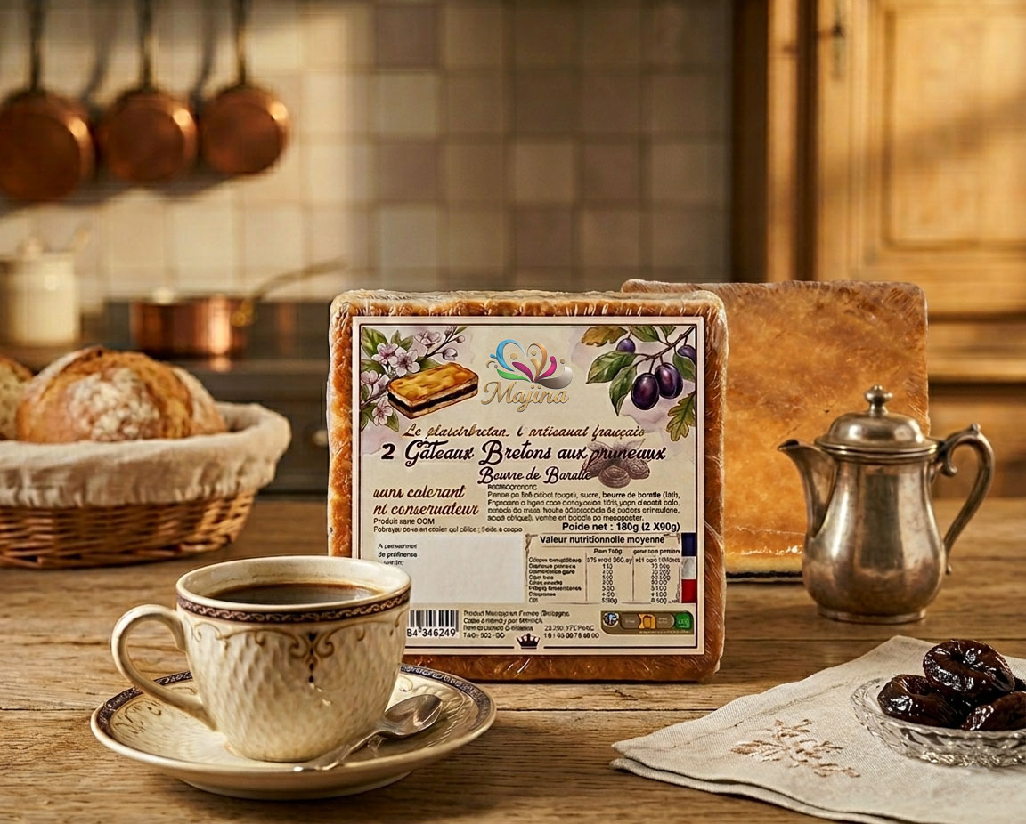 2 Gâteaux Bretons aux pruneaux