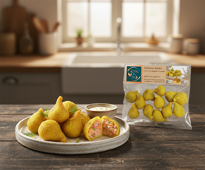 Crisoras Dorees Coeur De Saumon Savoureux