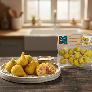 crisoras dorées cœur de saumon savoureux